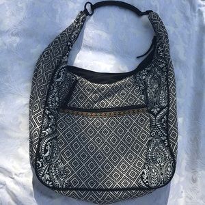 Valcom Large Black & White Bag